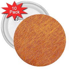 Orange Pattern 3  Buttons (10 Pack)  by Valentinaart