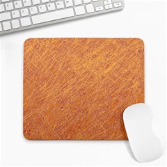 Orange Pattern Large Mousepads by Valentinaart