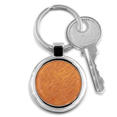 Orange Pattern Key Chains (round)  by Valentinaart