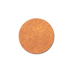 Orange Pattern Golf Ball Marker