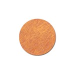 Orange pattern Golf Ball Marker (4 pack) Front