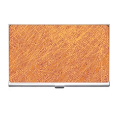 Orange Pattern Business Card Holders