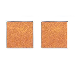 Orange Pattern Cufflinks (square)