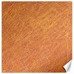 Orange Pattern Canvas 16  X 16  