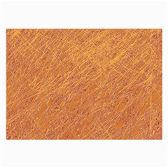 Orange Pattern Large Glasses Cloth