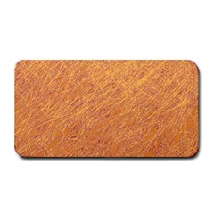 Orange Pattern Medium Bar Mats by Valentinaart