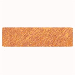 Orange Pattern Large Bar Mats