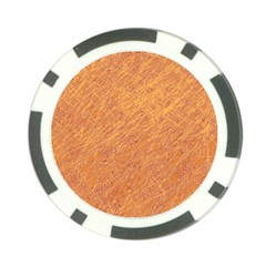 Orange Pattern Poker Chip Card Guards