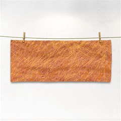 Orange Pattern Hand Towel