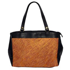 Orange Pattern Office Handbags