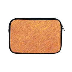 Orange Pattern Apple Ipad Mini Zipper Cases by Valentinaart