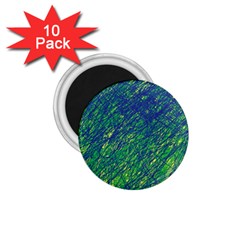 Green Pattern 1 75  Magnets (10 Pack) 