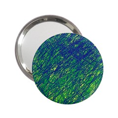 Green Pattern 2 25  Handbag Mirrors