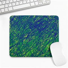 Green Pattern Large Mousepads