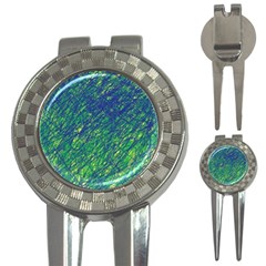 Green Pattern 3-in-1 Golf Divots