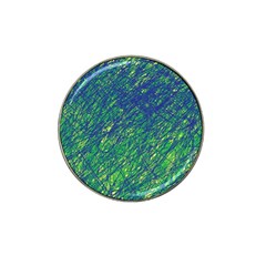 Green Pattern Hat Clip Ball Marker (4 Pack)