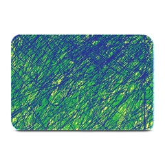 Green Pattern Plate Mats