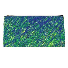 Green Pattern Pencil Cases