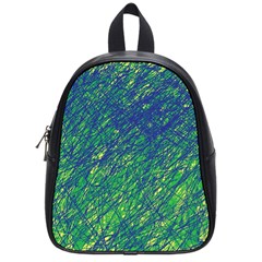 Green Pattern School Bags (small) 