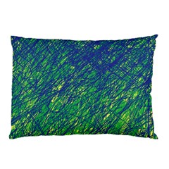 Green Pattern Pillow Case (two Sides)