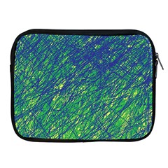 Green Pattern Apple Ipad 2/3/4 Zipper Cases