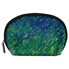 Green Pattern Accessory Pouches (large) 