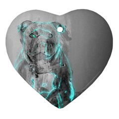 Dog Ornament (heart)  by NSAsStore