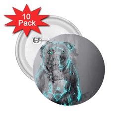 Dog 2 25  Buttons (10 Pack) 