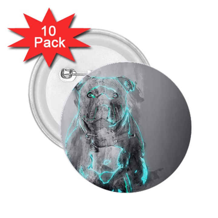 Dog 2.25  Buttons (10 pack) 