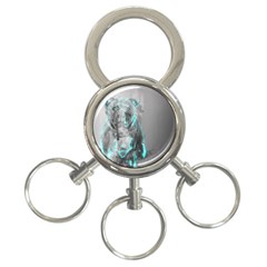 Dog 3-ring Key Chains