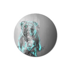 Dog Magnet 3  (round)