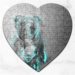 Dog Jigsaw Puzzle (heart)