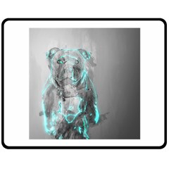 Dog Double Sided Fleece Blanket (medium)  by NSAsStore