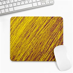 Yellow Van Gogh Pattern Large Mousepads