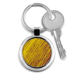 Yellow Van Gogh Pattern Key Chains (round) 