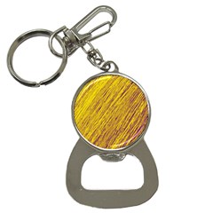 Yellow Van Gogh Pattern Bottle Opener Key Chains by Valentinaart