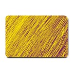 Yellow Van Gogh pattern Small Doormat  24 x16  Door Mat