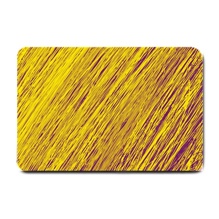 Yellow Van Gogh pattern Small Doormat 