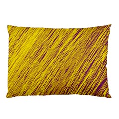 Yellow Van Gogh Pattern Pillow Case