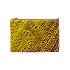 Yellow Van Gogh Pattern Cosmetic Bag (medium) 