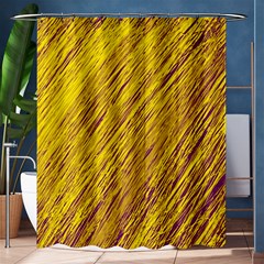 Yellow Van Gogh Pattern Shower Curtain 60  X 72  (medium)  by Valentinaart