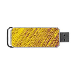 Yellow Van Gogh Pattern Portable Usb Flash (two Sides)