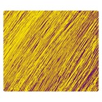 Yellow Van Gogh pattern Double Sided Flano Blanket (Small)  50 x40  Blanket Front