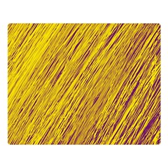 Yellow Van Gogh Pattern Double Sided Flano Blanket (large) 