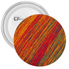 Orange Van Gogh pattern 3  Buttons