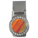 Orange Van Gogh pattern Money Clips (CZ)  Front