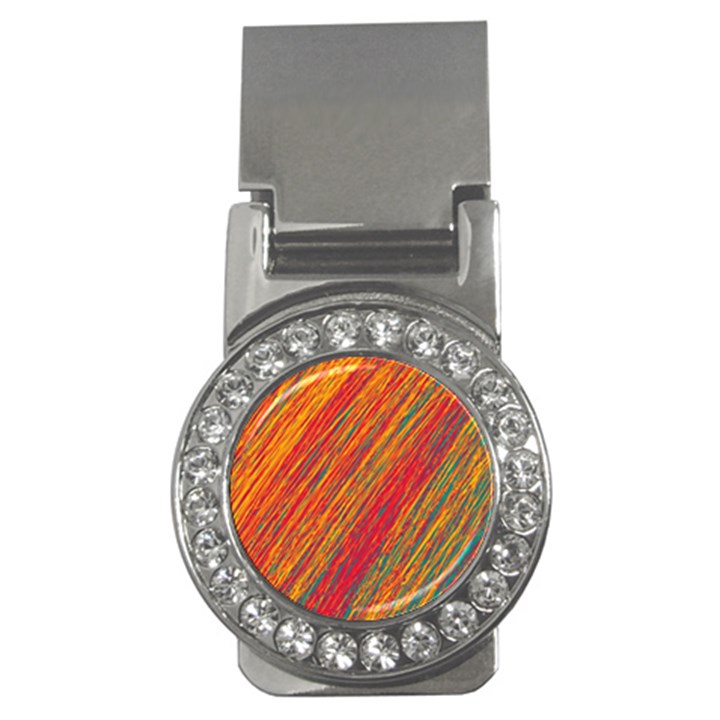 Orange Van Gogh pattern Money Clips (CZ) 