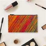 Orange Van Gogh pattern Cosmetic Bag (Small)  Front