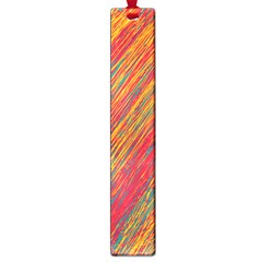 Orange Van Gogh pattern Large Book Marks