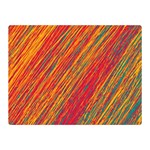 Orange Van Gogh pattern Double Sided Flano Blanket (Mini)  35 x27  Blanket Front